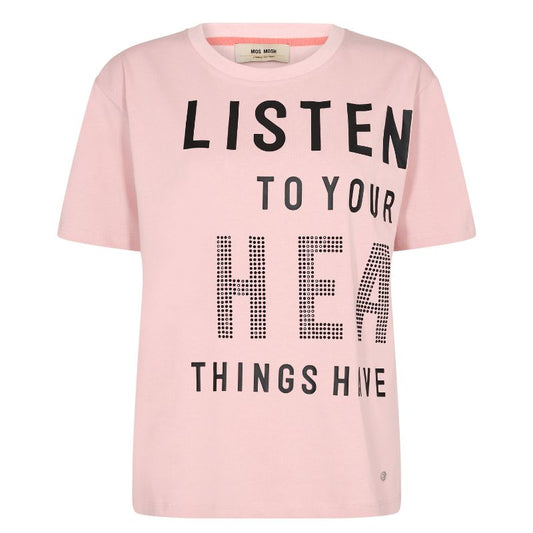 Mos Mosh Silver Pink SP Leda O-SS Show Tee