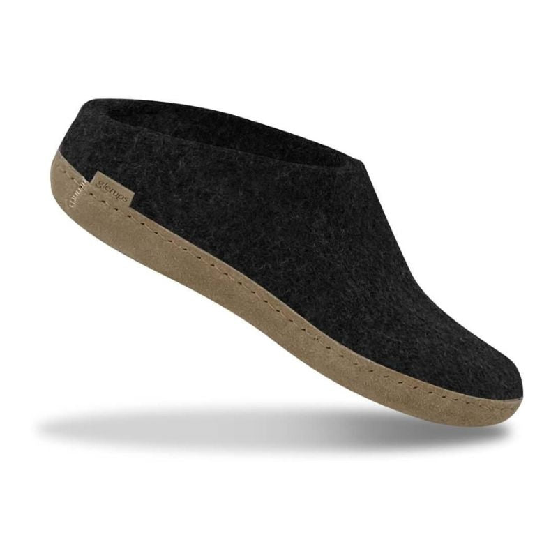 Glerups Charcoal Slip-On W. Leather Sole