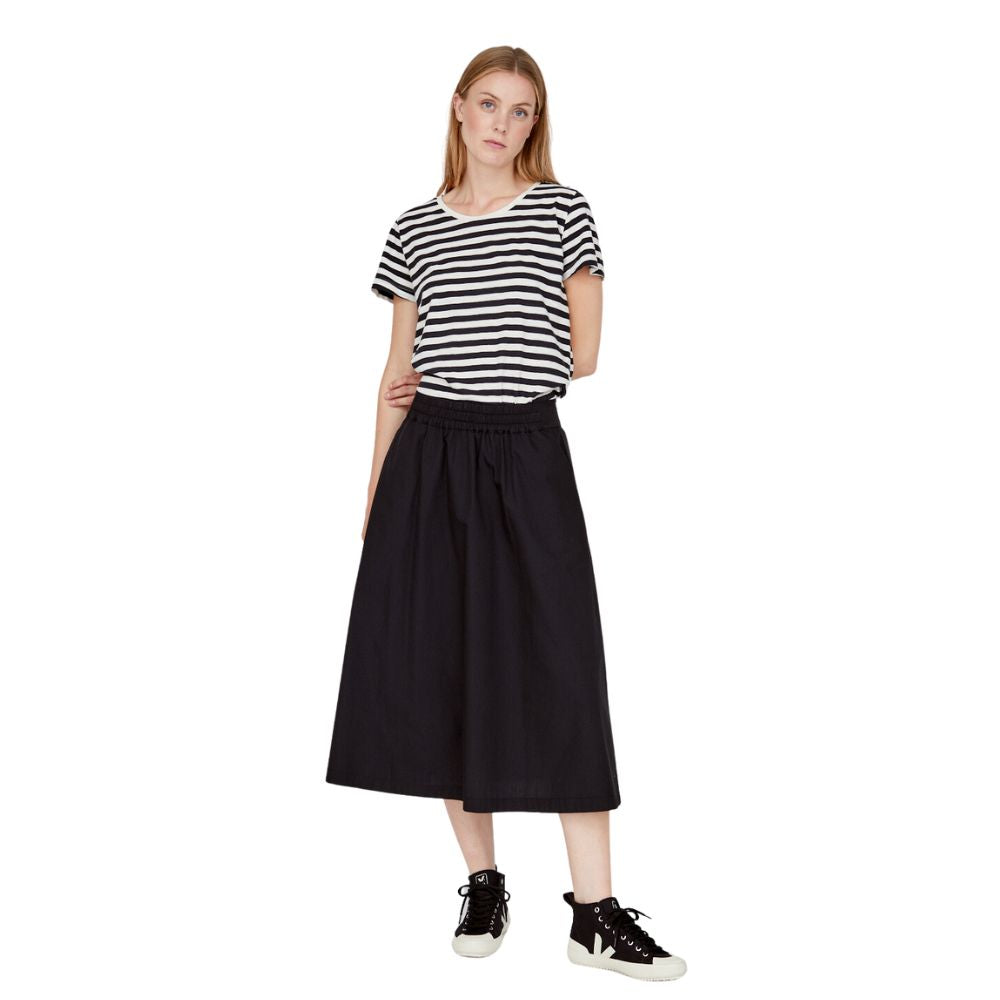 Basic Apparel Black Tilde Skirt GOTS