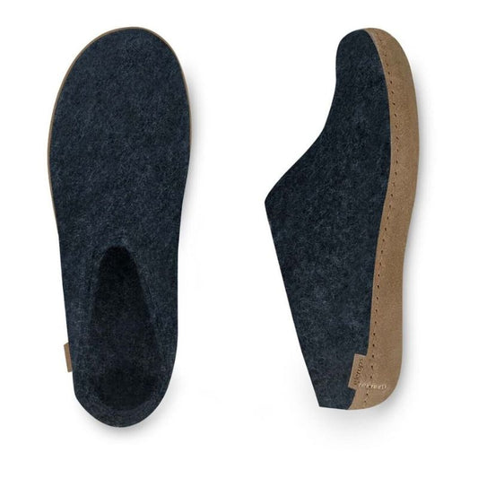 Glerups Denim Slip-On W. Leather Sole