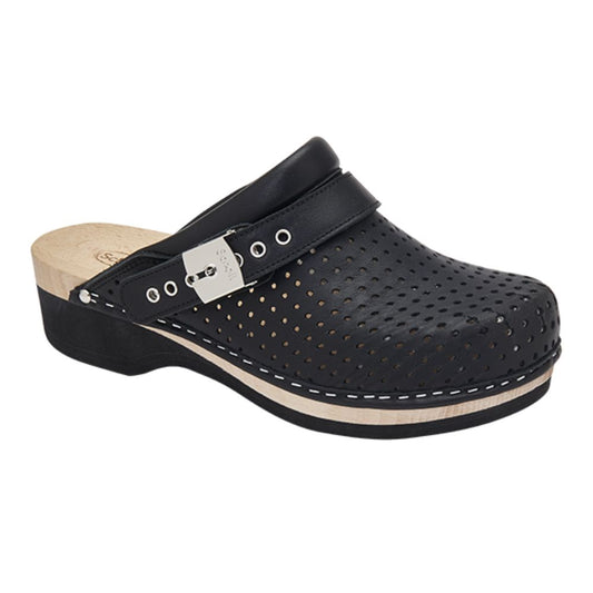 Scholl Black SL Pescura Keira Clogs