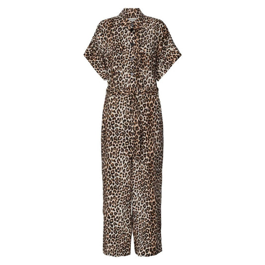 Lollys Laundry Leopard Print Mathilde Jumpsuit