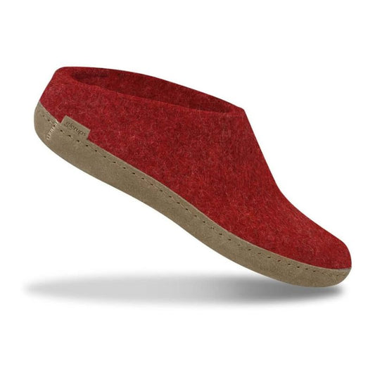Glerups Red Slip-On W. Leather Sole