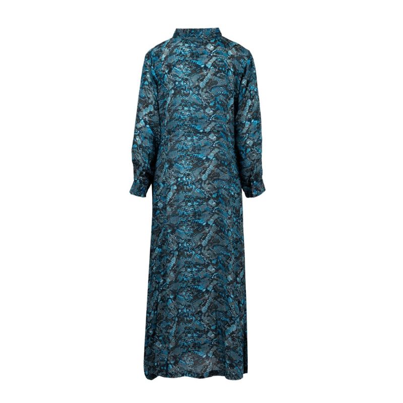 Peace Heart Joy Elmira Snake Blue Dress