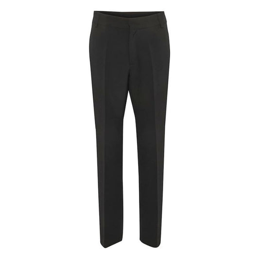 My Essential Wardrobe Black The Tailored Straight Pant
