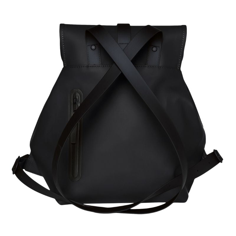 Rains Black Bucket Backpack