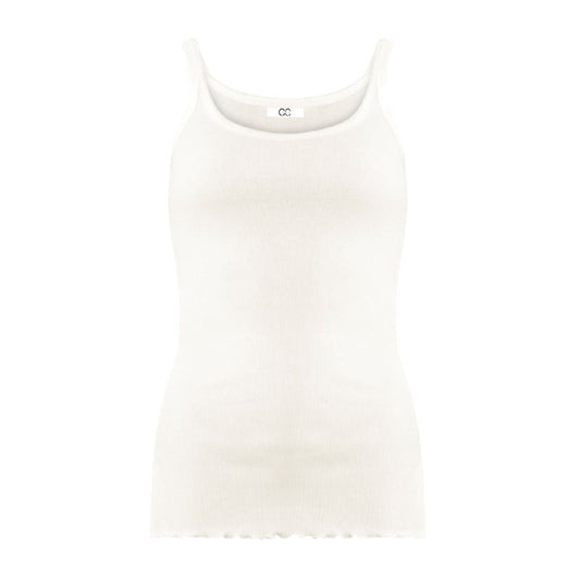 Coster Copenhagen White CC Heart Silk Camisole