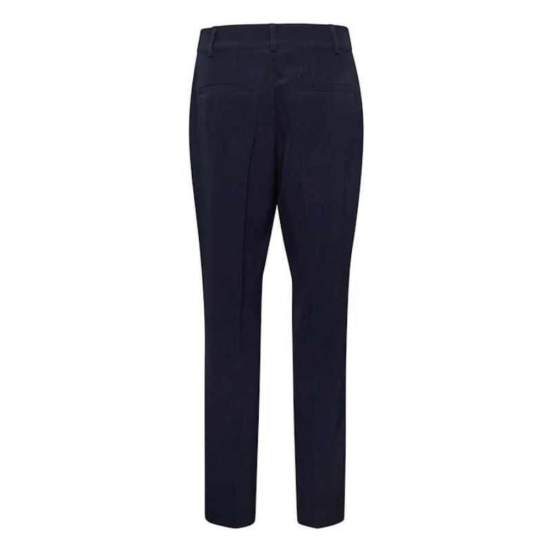 My Essential Wardrobe Baritone Blue The Tailored Straight Pant