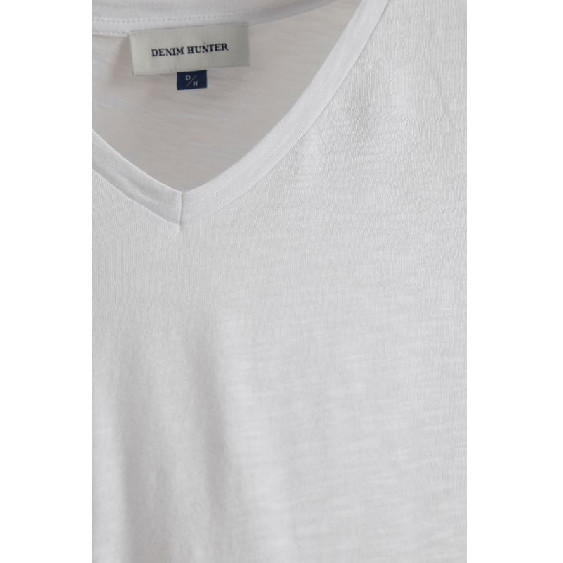 Denim Hunter The VTee White